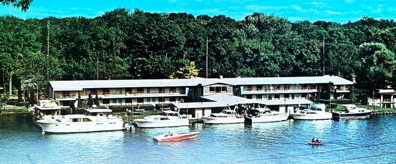 Ship & Shore Motel Boatel - Vintage Postcard (newer photo)